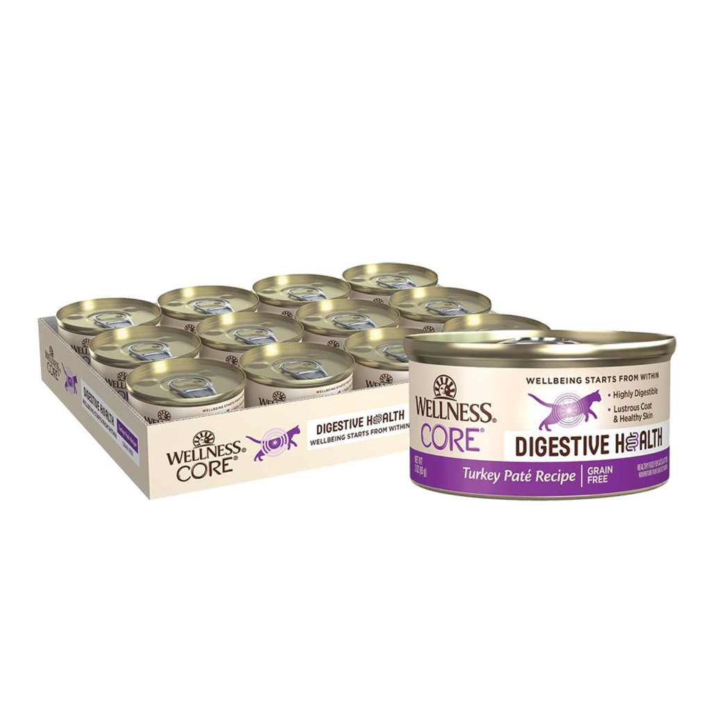 View larger image of Wellness, Can, Feline Adult - Core Digestive Health - Turkey Pate - 85 g