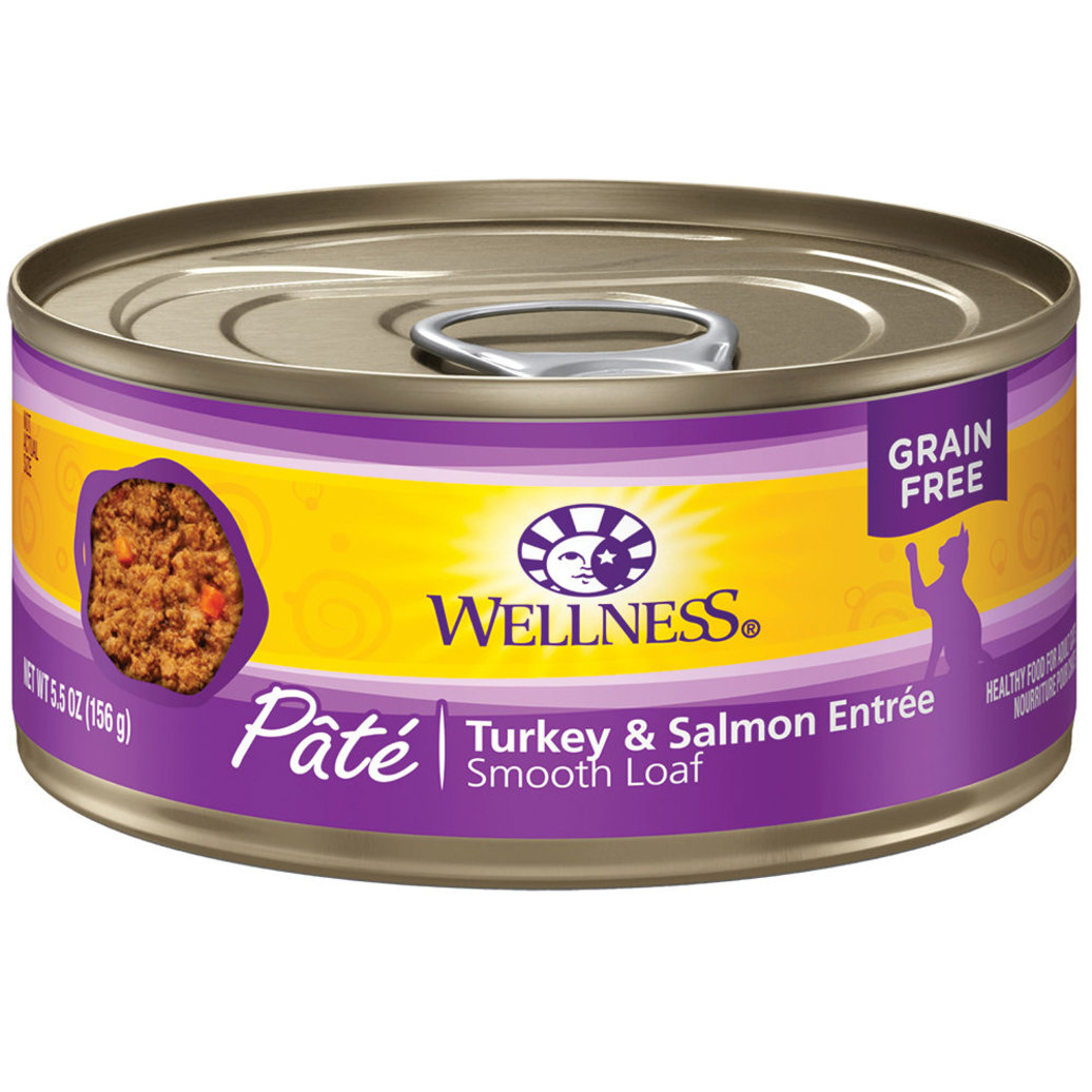 View larger image of Wellness, Canned Cat Food, Complete Health, Turkey & Salmon