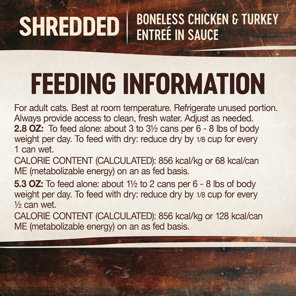 View larger image of Wellness, Canned Cat Food, Signature Selects Shredded, White Meat Chicken & Turkey - 5.3 oz