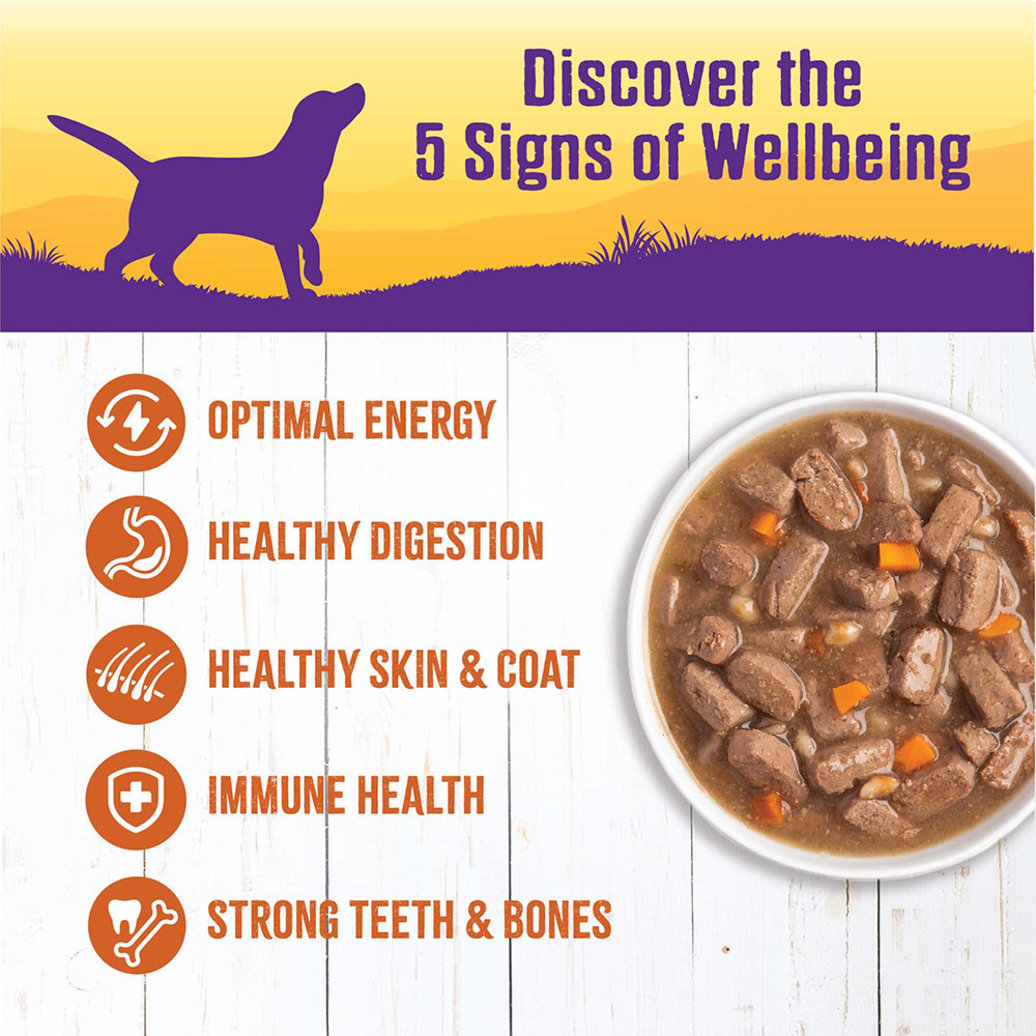 View larger image of Wellness, Canned Dog Food, Chunks & Gravy, Turkey Stew with Barley & Carrots - 12.5 oz