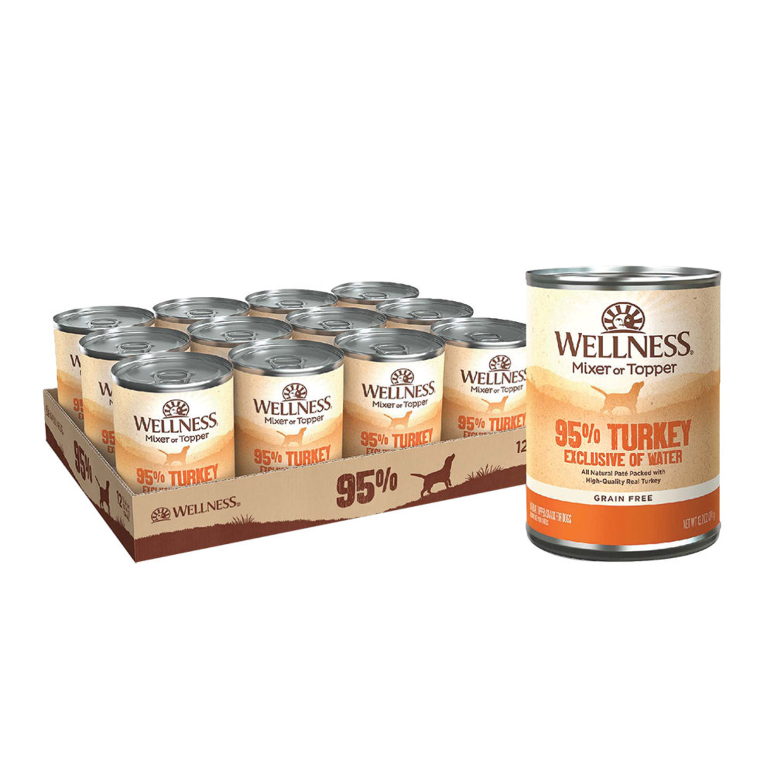 Wellness Can Dog Mixers Toppers 95 trky 13oz Ren s Pets