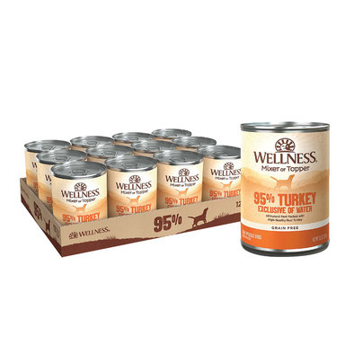 Canned Dog Food, Mixers & Toppers, 95% Turkey - 13 oz