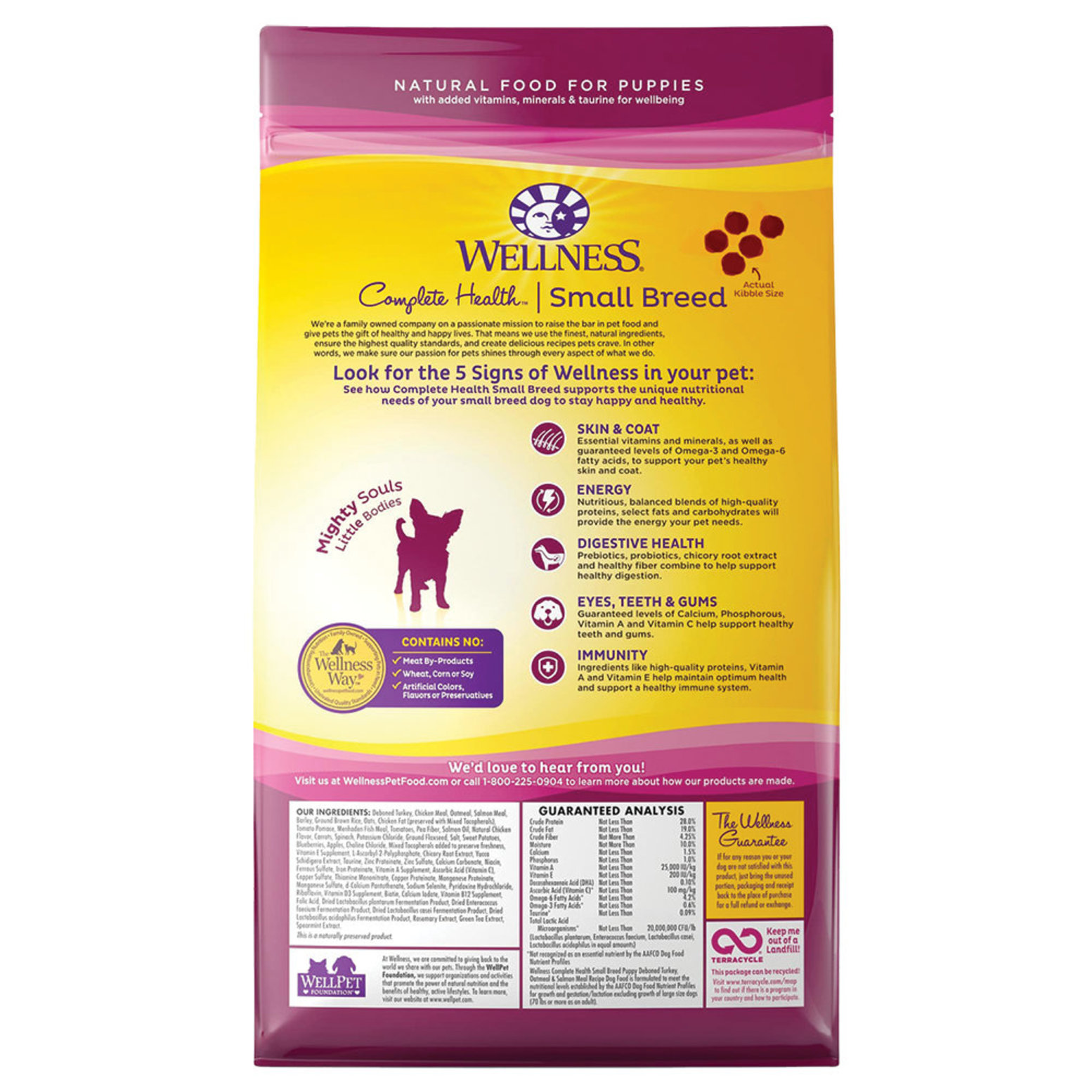 Wellness Comp Hlth Brd Pup trky Oatmeal Slmn 4lb Ren s Pets