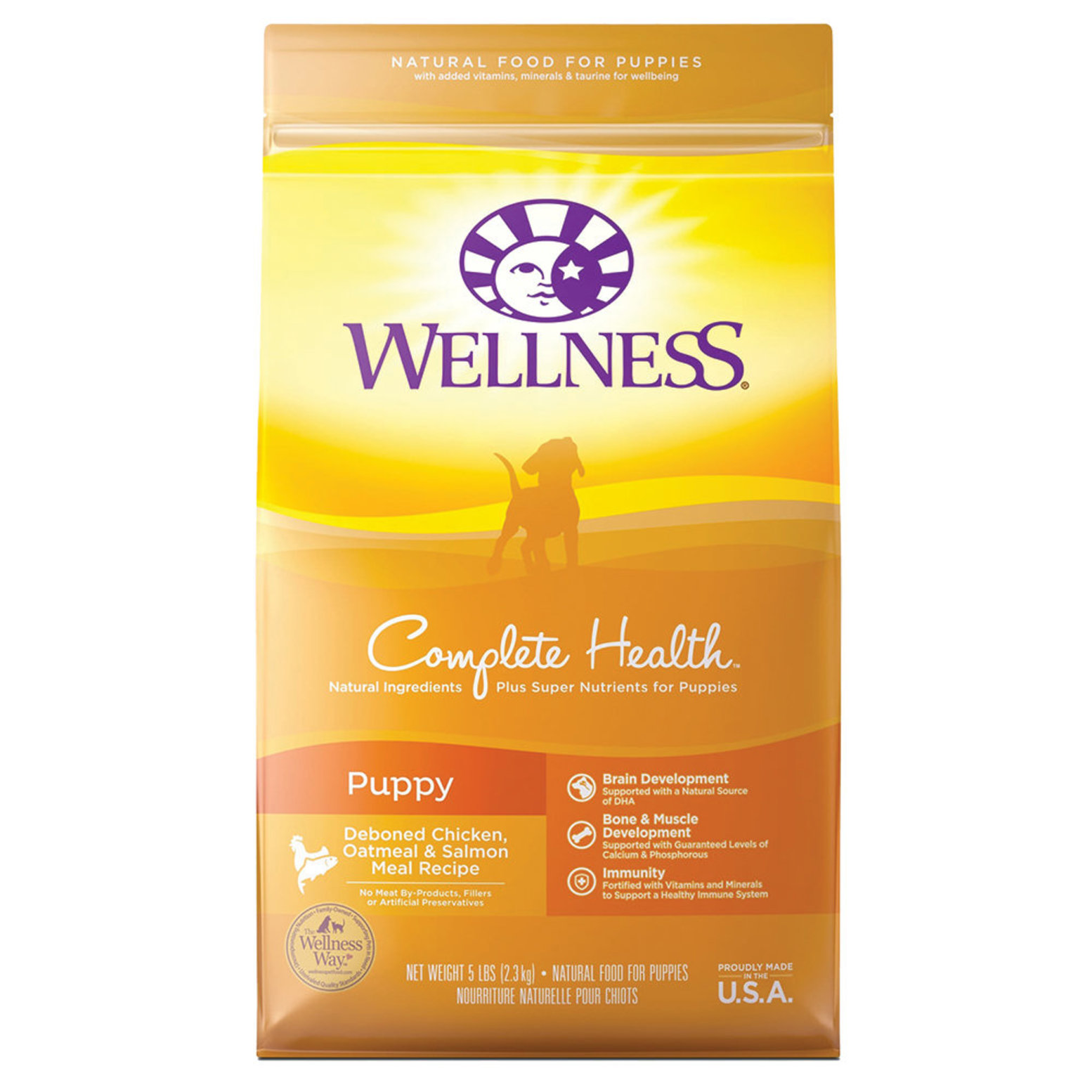 Wellness Comp Hlth Pup Deboned Chkn Oatmeal Slmn 30lb Ren s Pets