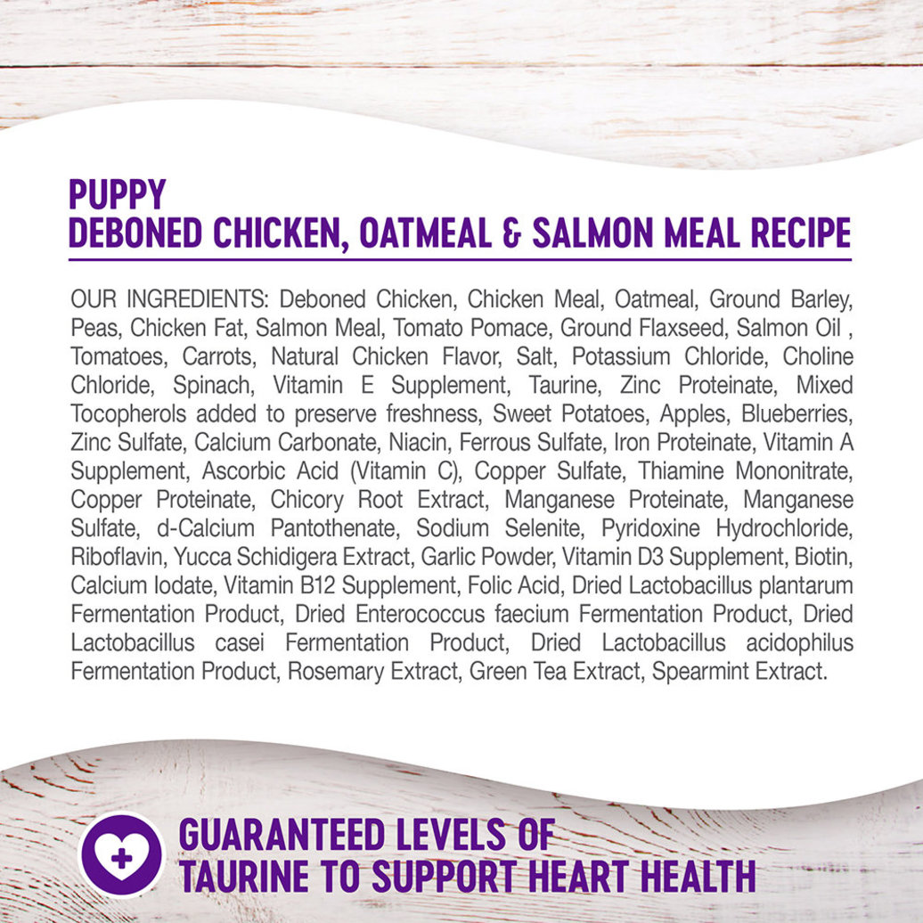View larger image of Wellness, Complete Health, Puppy Deboned Chicken, Oatmeal & Salmon