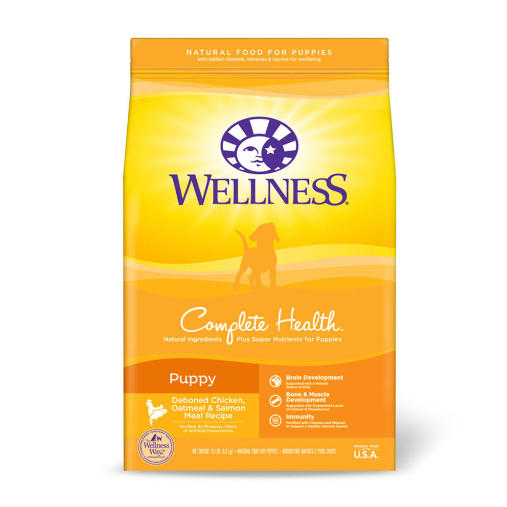 View larger image of Wellness, Complete Health Puppy with Deboned Chicken, Oatmeal & Salmon Meal