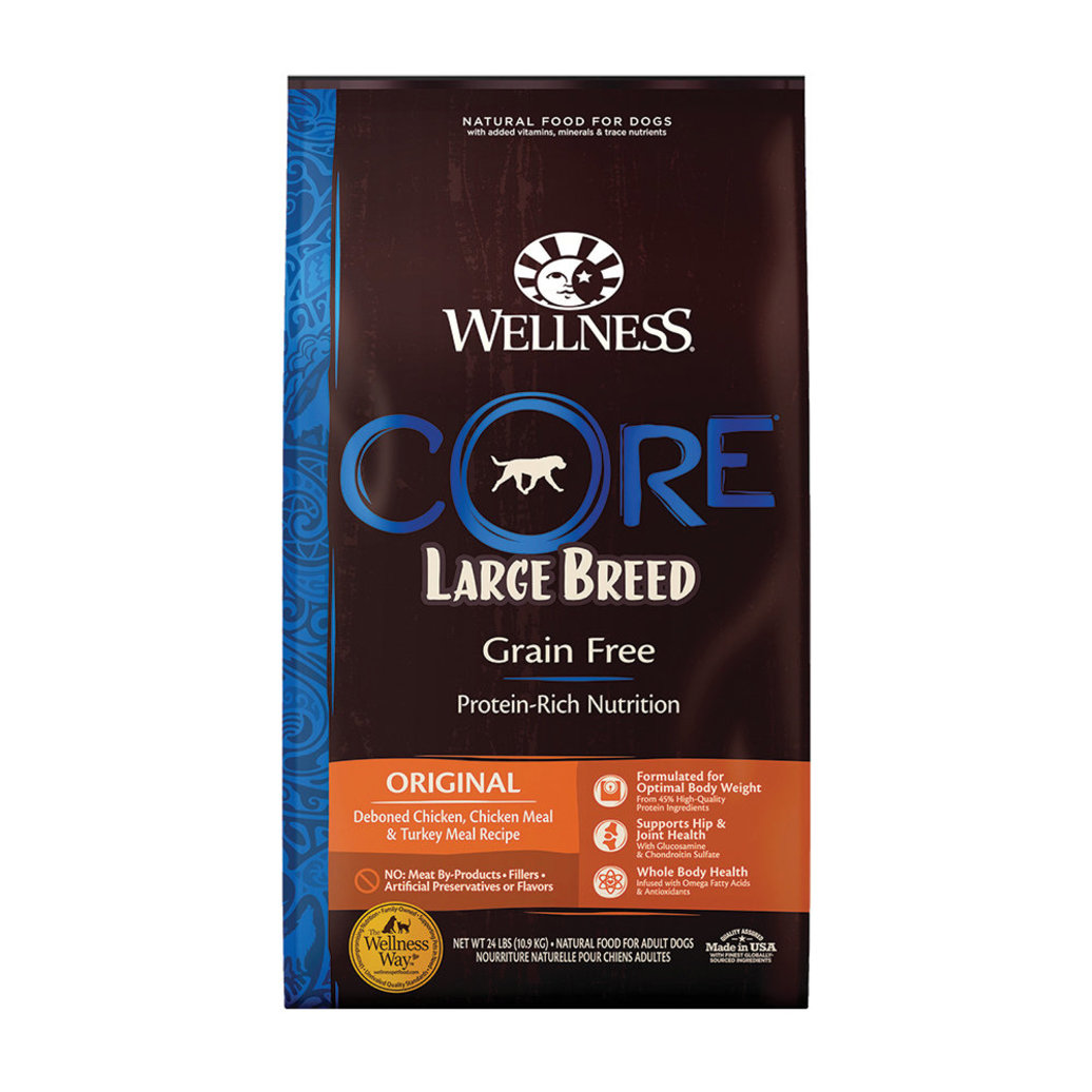 View larger image of Wellness, Core, Grain Free Large Breed - 26 lb