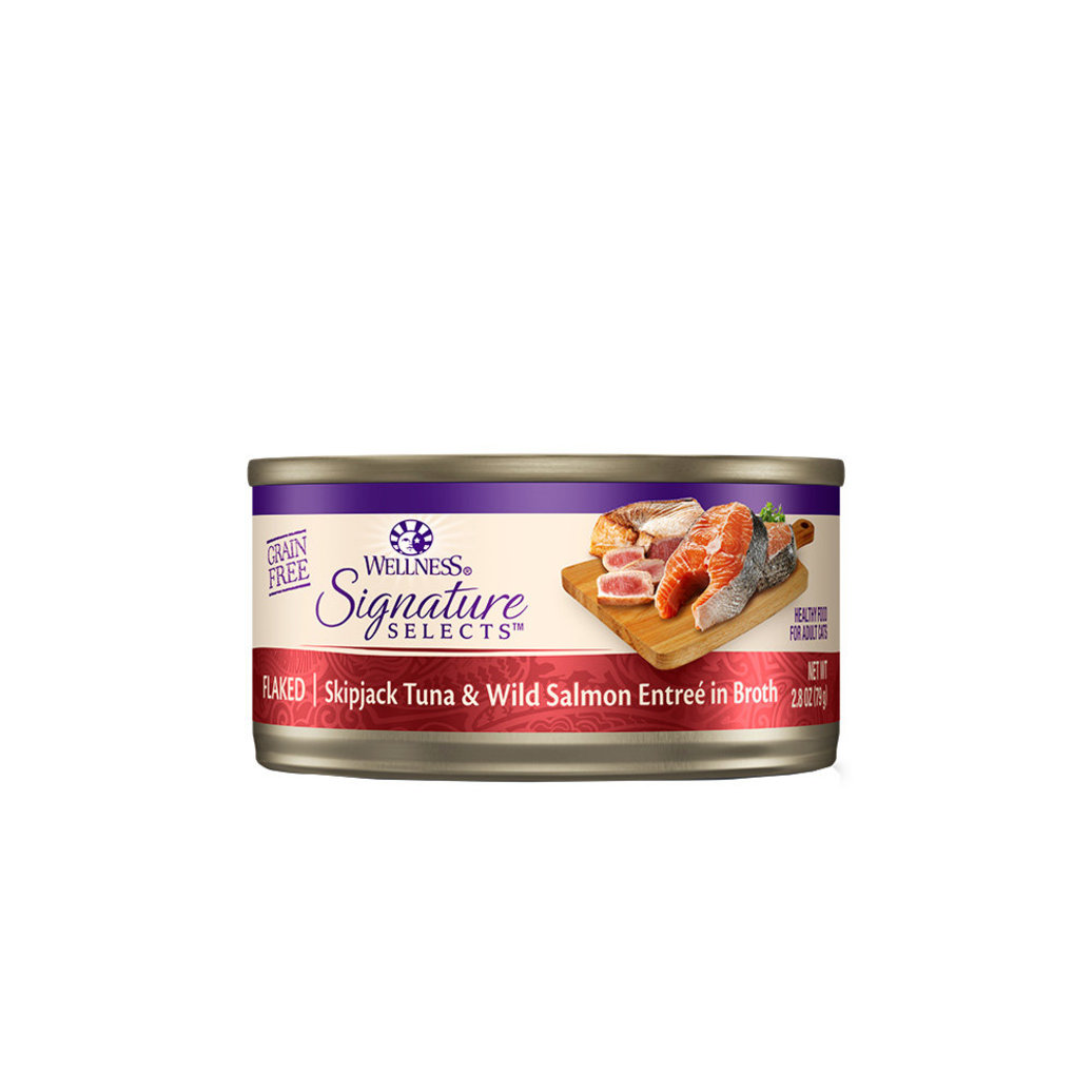 View larger image of Wellness, CORE Signature Selects - Flaked Skipjack Tuna & Salmon - 79 g - Wet Cat Food