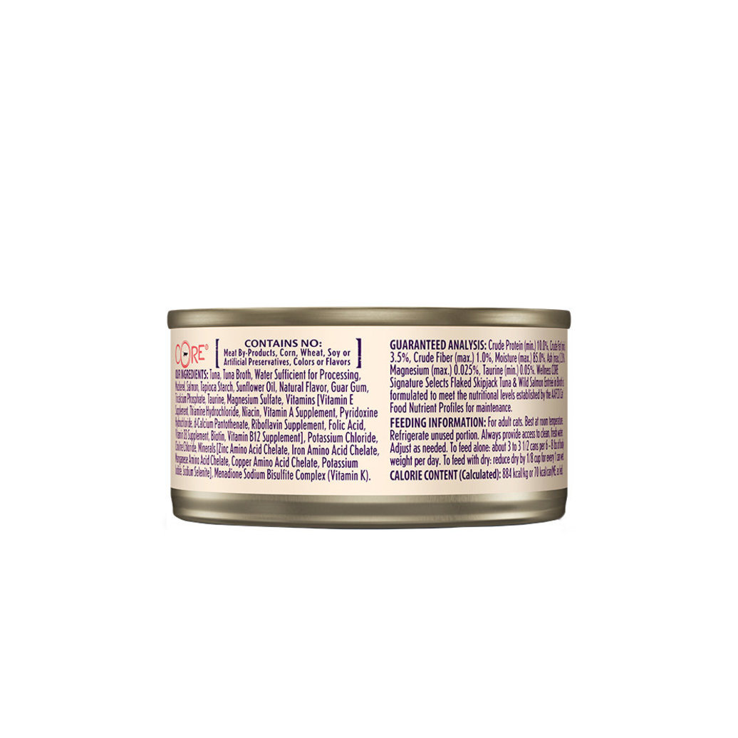 View larger image of Wellness, CORE Signature Selects - Flaked Skipjack Tuna & Salmon - 79 g - Wet Cat Food