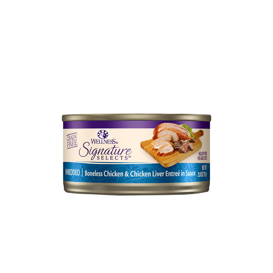 View larger image of Wellness, CORE Signature Selects - Shredded Chicken & Chicken Liver - 79 g - Wet Cat Food