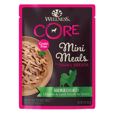 CORE - Small Breed Mini Meals Shredded Chicken & Lamb Entrée - 85 g