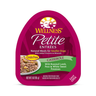 Wellness, Petite Entrées - Casserole Roasted Lamb, Peas & White Sweet Potatoes - 85 g - Wet Dog Food
