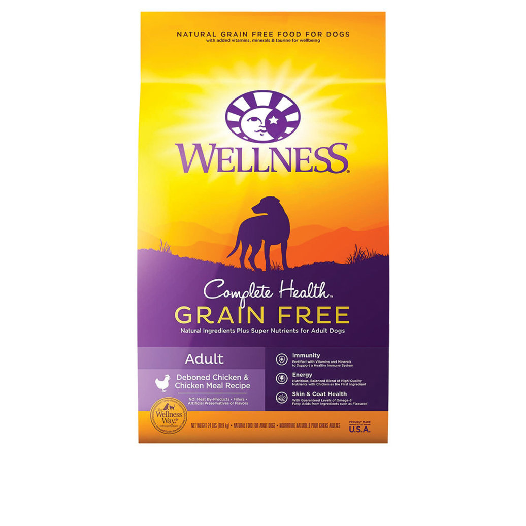 View larger image of Wellness, Dry Dog  Complete Health Grain Free Adult Deboned Chicken & Chicken Meal Recipe