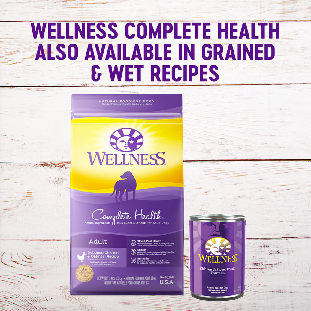 View larger image of Wellness, Dry Dog  Complete Health Grain Free Adult Deboned Chicken & Chicken Meal Recipe