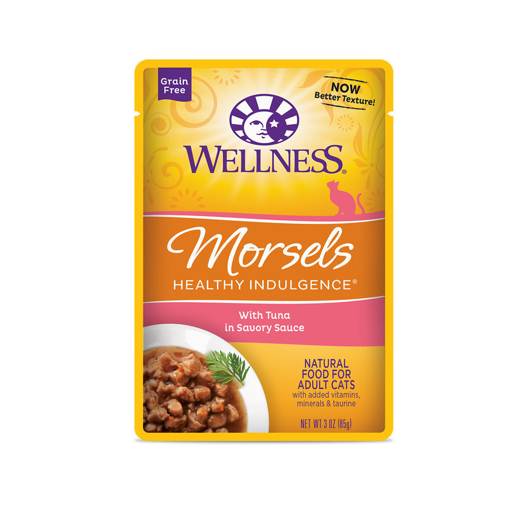 View larger image of Wellness, Healthy Indulgence, Tuna Morsels - 3 oz - Wet Cat Food