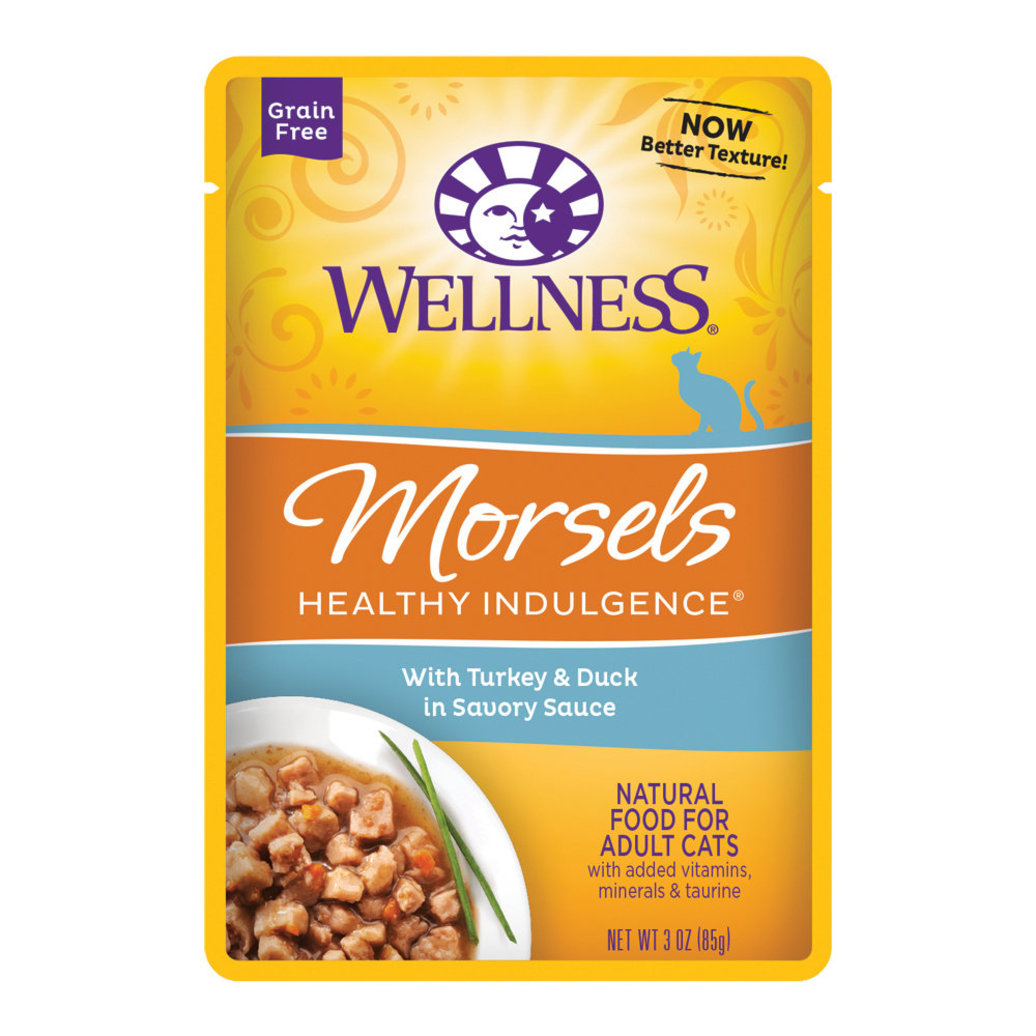View larger image of Wellness, Healthy Indulgence, Turkey & Duck Morsels - 3 oz - Wet Cat Food