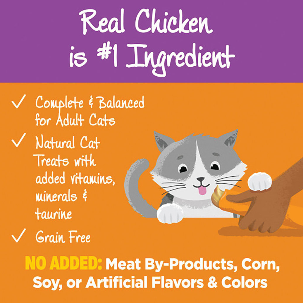 View larger image of Wellness, Lickable Puree GF Treats - Chicken - 72 g - Cat Treats