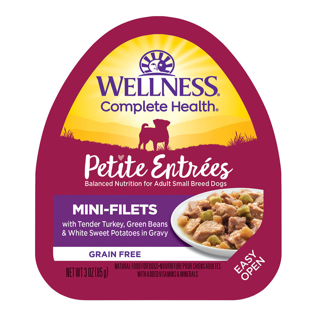 View larger image of Wellness, Petite Entrées - Small Breed Tender Turkey, Green Bean & White Sweet Potatoes in Gravy - 8