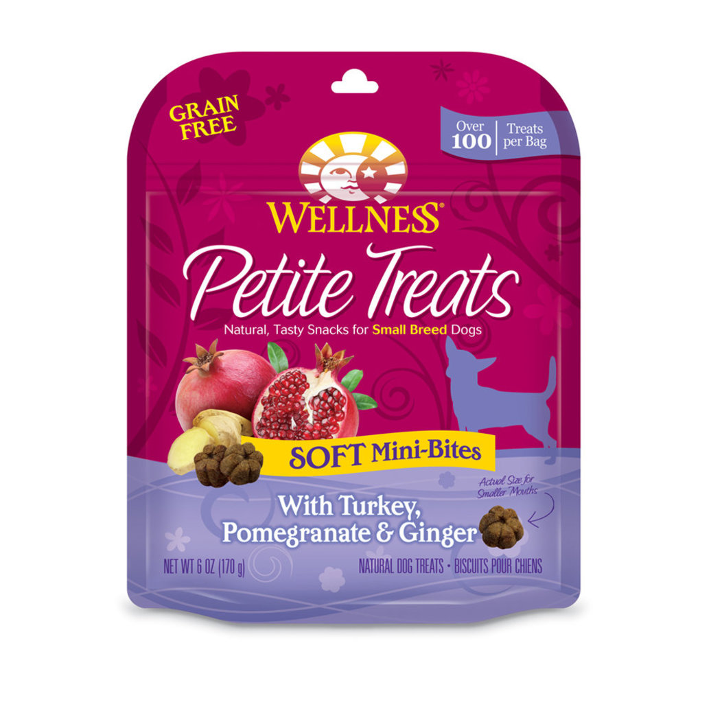 View larger image of Petite Treats, Soft Mini-Bites with Turkey, Pomegranate & Ginger - 6 oz