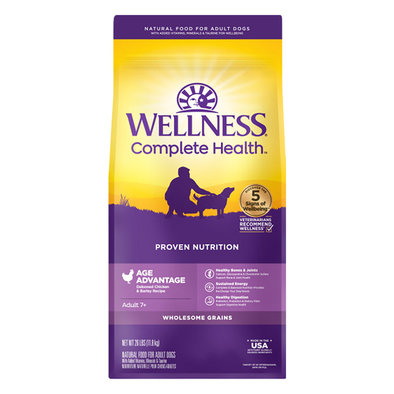 Wellness, Senior Complete Health - Debonded Chicken & Barley - 11.8 kg - Dry Dog Food