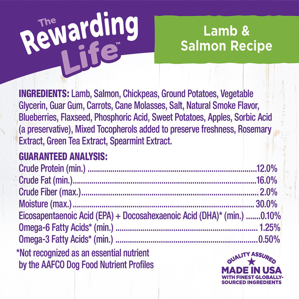 View larger image of Wellbites, Lamb & Salmon Soft Dog Treats - 6 oz