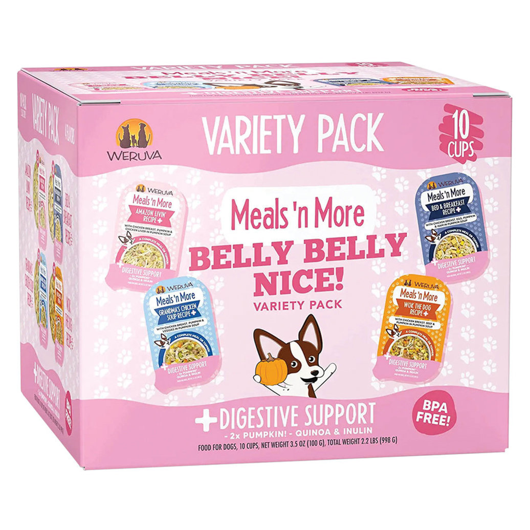 View larger image of Weruva, Tub, Adult - Belly Belly Nice VP - 100 g - 10 pk - Shreds  - Wet Dog Food