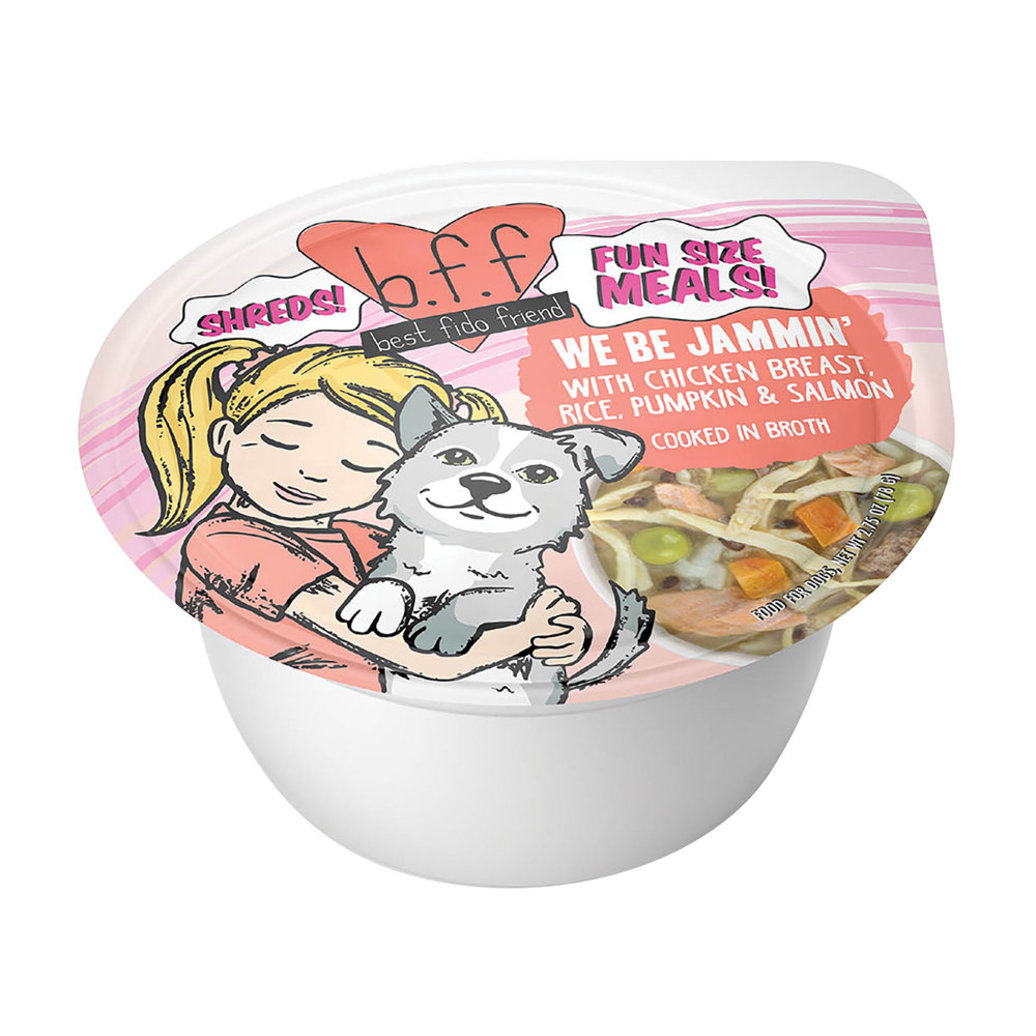 View larger image of Weruva, Tub, Adult - We Be Jammin - 78 g - Shreds  - Wet Dog Food