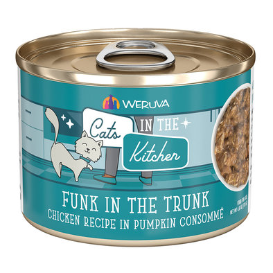 Weruva, Can Feline-Funk in the Trunk-Chicken in Pumpkin Sauce-170g - Minced - Wet Cat Food