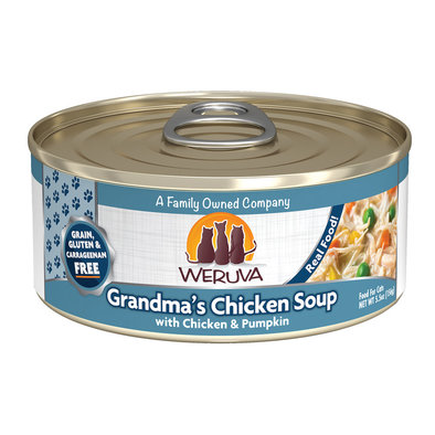 Weruva, Can Feline - Grandmas Chicken Soup - 156 g - Shreds - Wet Cat Food