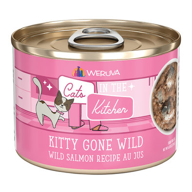 Weruva, Can Feline  -Kitty Gone Wild-Wild Salmon-170g - Minced - Wet Cat Food