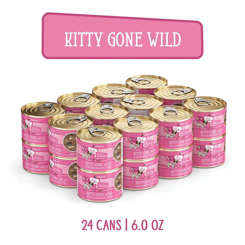 View larger image of Weruva, Can Feline  -Kitty Gone Wild-Wild Salmon-170g - Minced - Wet Cat Food