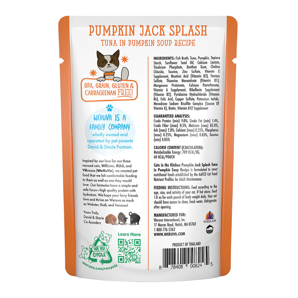 View larger image of Can Feline - Pumpkin Jack Splash - Tuna in Pumpkin Soup - 85g