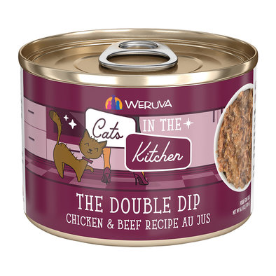 Weruva, Can Feline  - The Double Dip-Chkn&Beef - 170g - Minced - Wet Cat Food