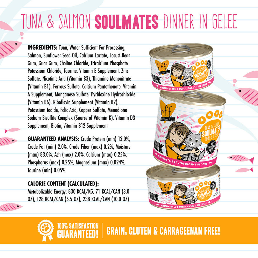 View larger image of Weruva, Can Feline  - Tuna & Salmon Soulmates - 156 g