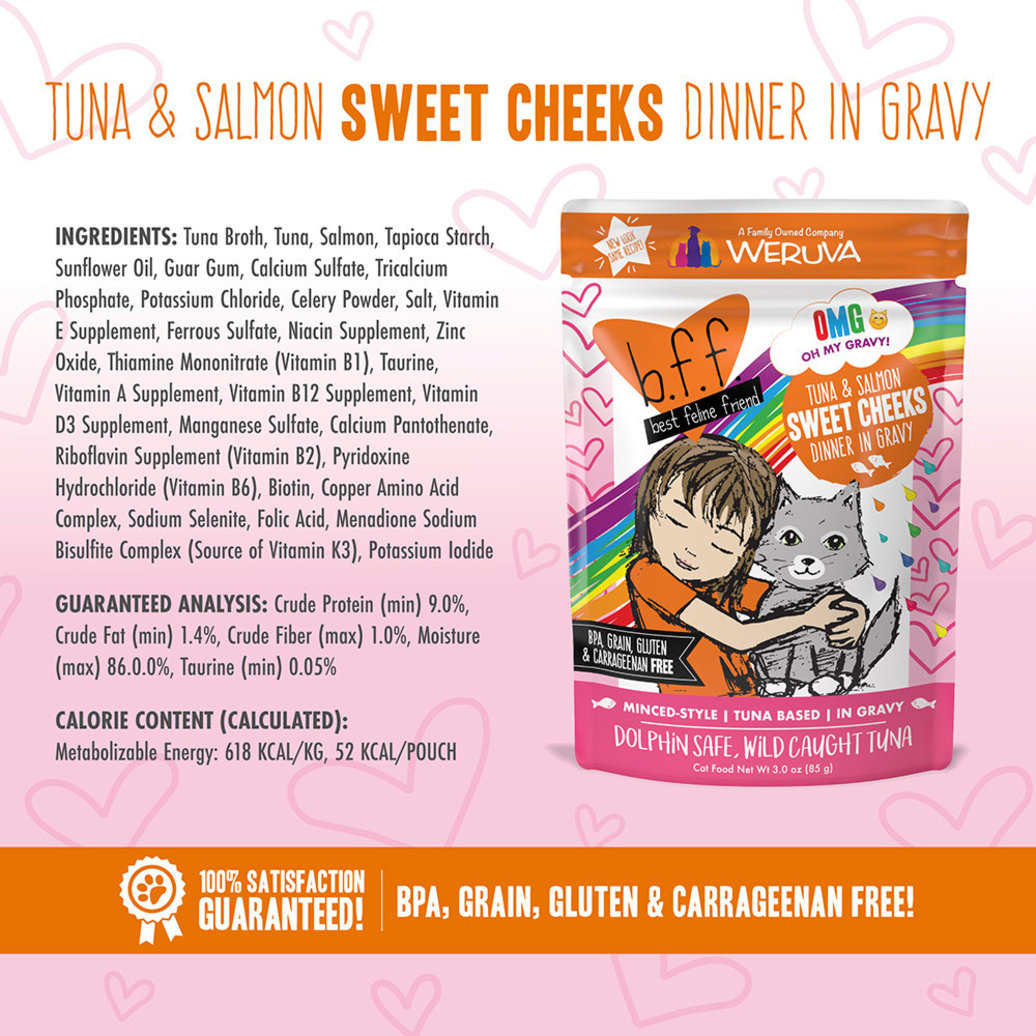 View larger image of Weruva, Can Feline  - Tuna & Salmon Sweet Cheeks-85 g
