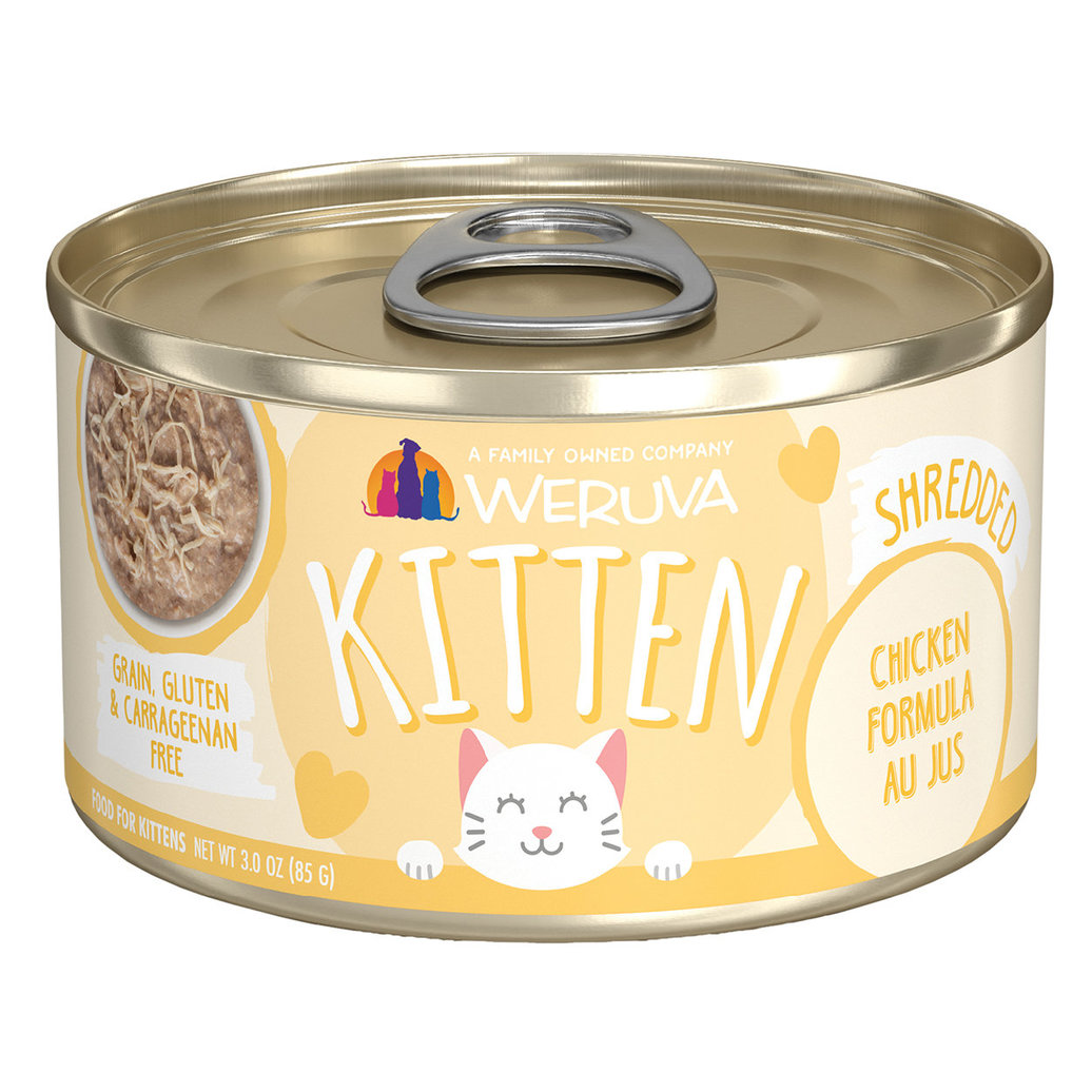 View larger image of Weruva, Can, Kitten, Chicken Au Jus - 85 g - Minced  - Wet Cat Food