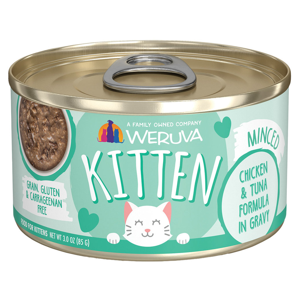 View larger image of Weruva, Can, Kitten, Chicken & Tuna in Gravy - 85 g - Minced  - Wet Cat Food