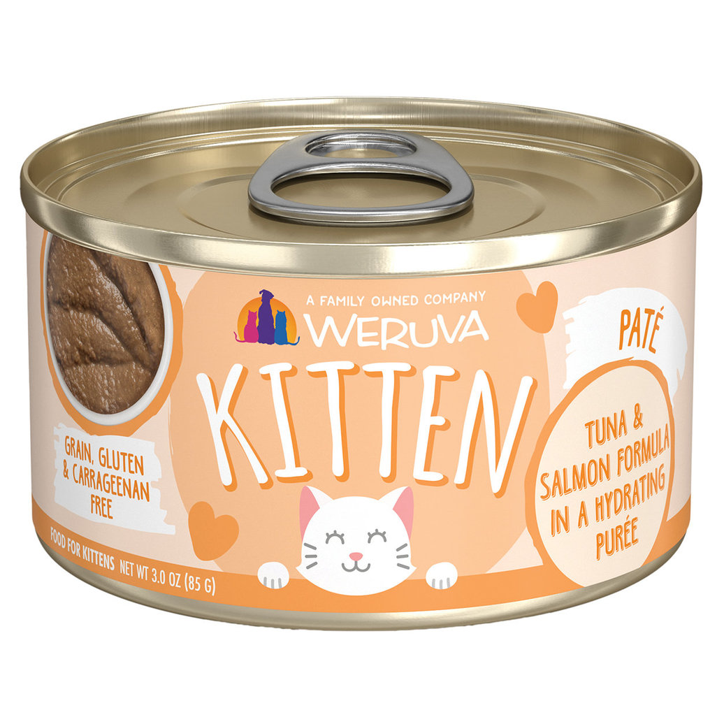 View larger image of Weruva, Can, Kitten, Tuna & Salmon in Hydrating Puree - 85 g - Pate  - Wet Cat Food