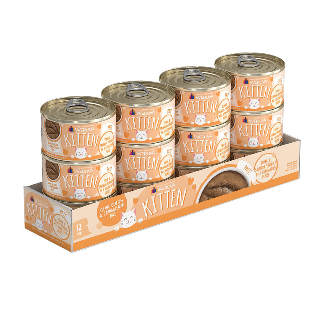 View larger image of Weruva, Can, Kitten, Tuna & Salmon in Hydrating Puree - 85 g - Pate  - Wet Cat Food
