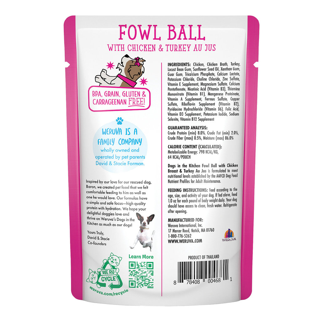 View larger image of Pouch, Adult - Fowl Ball - 80 g