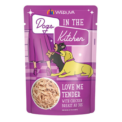 Weruva, Pouch, Adult - Luv Me Tender - 80 g - Minced - Wet Dog Food