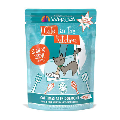 Weruva, Pouch Feline - Cat Times at Fridgemont - Duck & Tuna - 85 g - Pate - Wet Cat Food