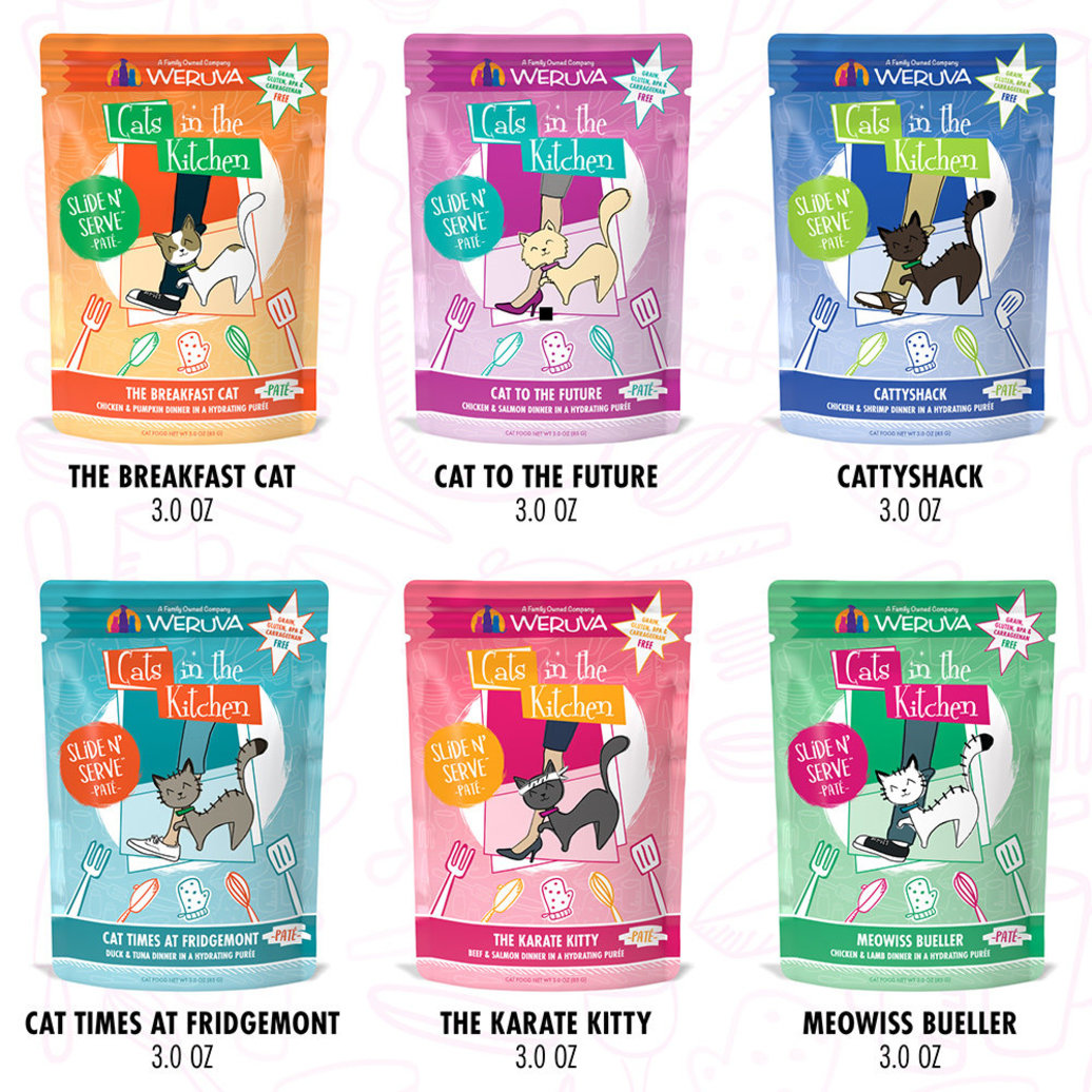 View larger image of Weruva, Pouch Feline - The Brat Pack - 85 g - 12 pk - Pate - Wet Cat Food