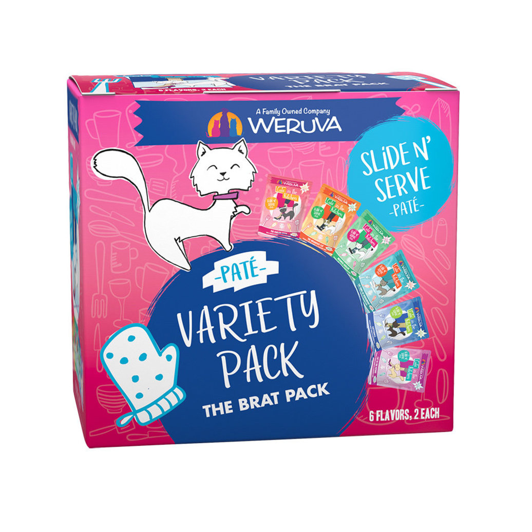 View larger image of Weruva, Pouch Feline - The Brat Pack - 85 g - 12 pk - Pate - Wet Cat Food