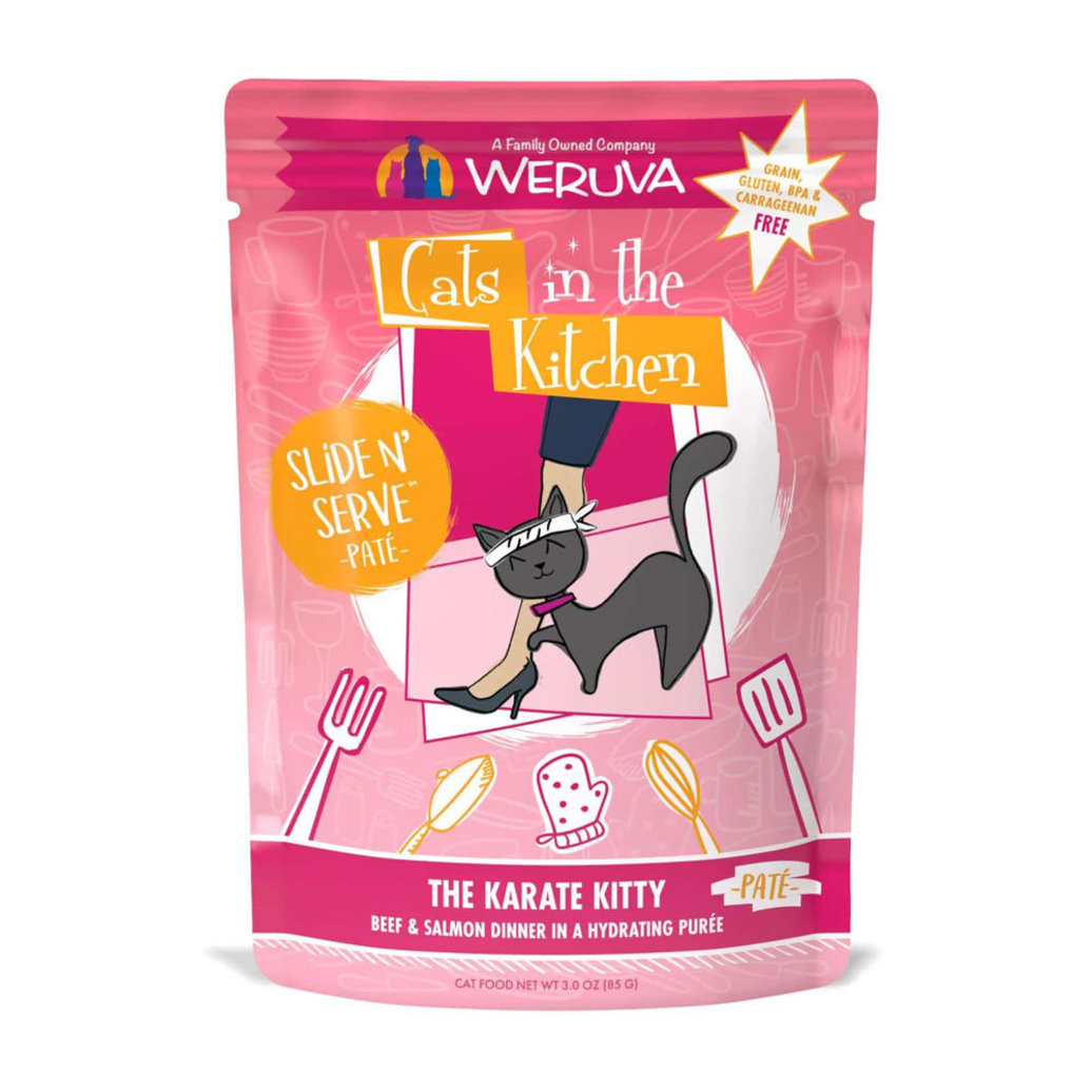 View larger image of Weruva, Pouch Feline - The Karate Kitty - Beef & Salmon - 85 g