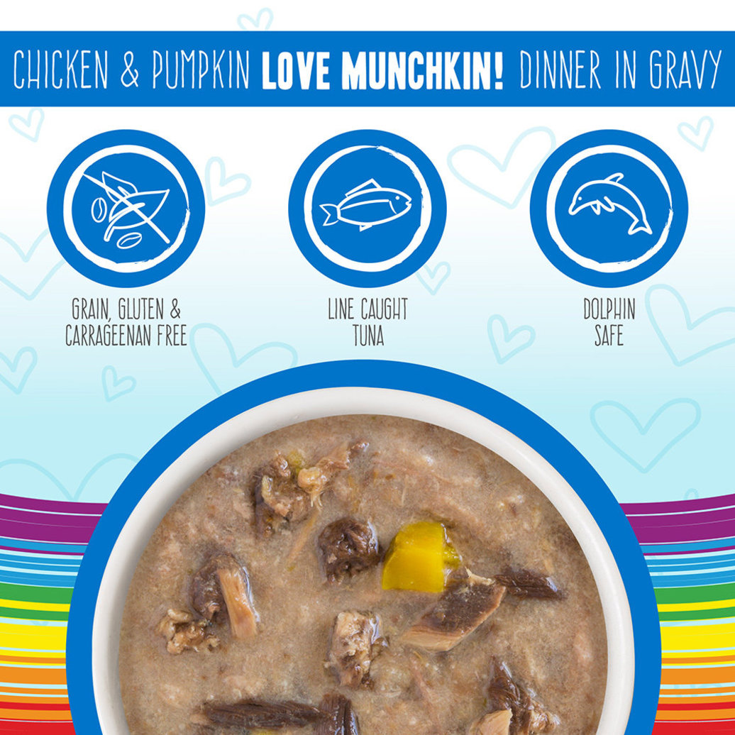 View larger image of Can, Feline Adult - Love Munchkin - Chicken & Pumpkin - 156 g