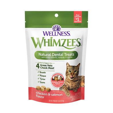 Whimzees, Feline Dental Treats - Chicken & Salmon - 56.69 g