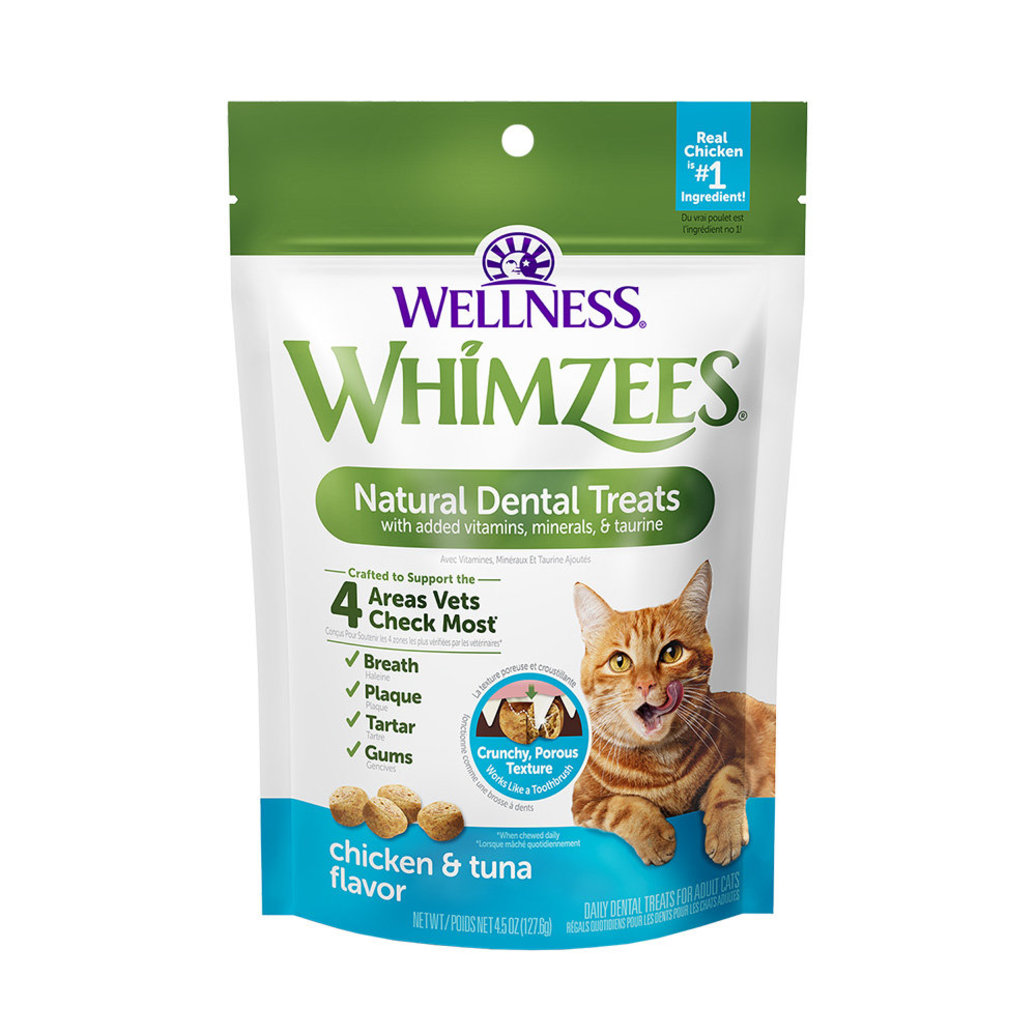 View larger image of Whimzees, Feline Dental Treats - Chicken & Tuna - 56.69 g