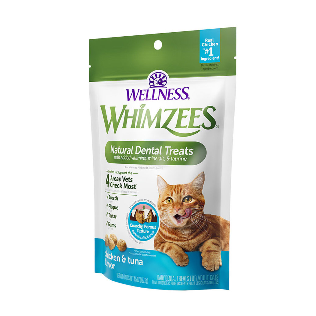 View larger image of Whimzees, Feline Dental Treats - Chicken & Tuna - 56.69 g