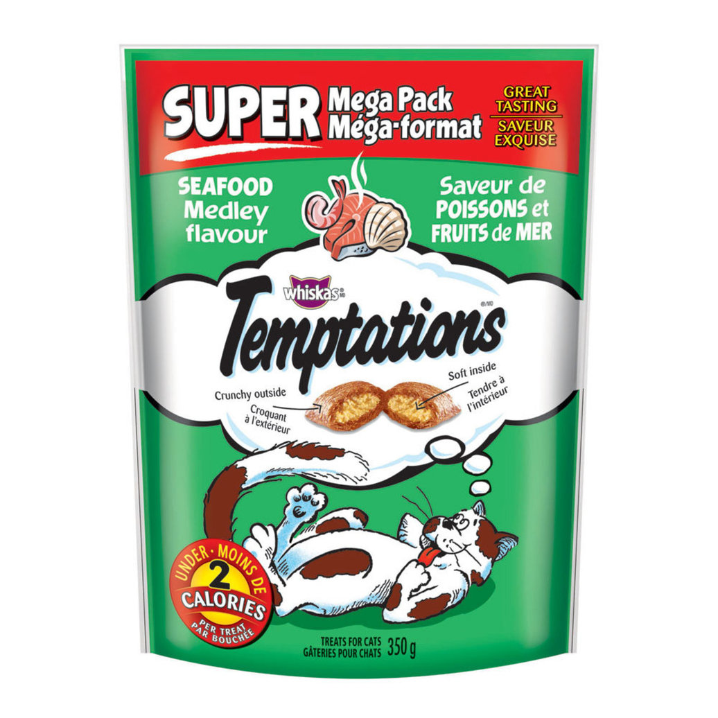 View larger image of Whiskas, Temptations, Seafood Medley Treats